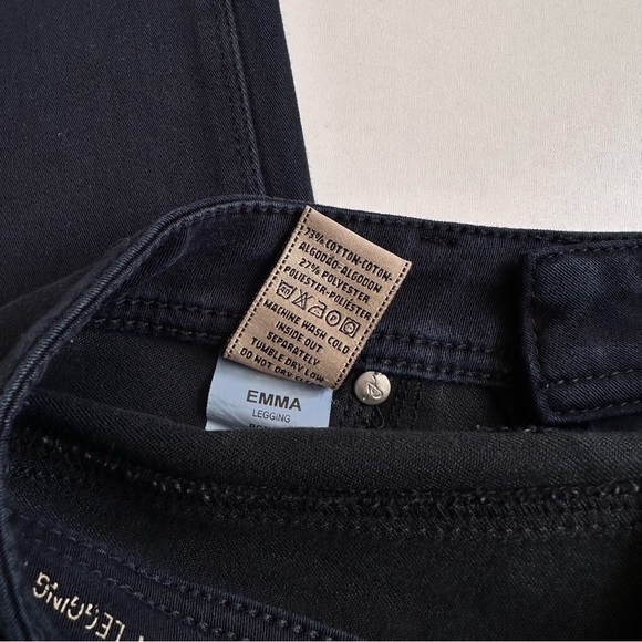 DL1961 Emma Navy Blue Low Rise Skinny Legging Size 27 - Picture 4 of 5